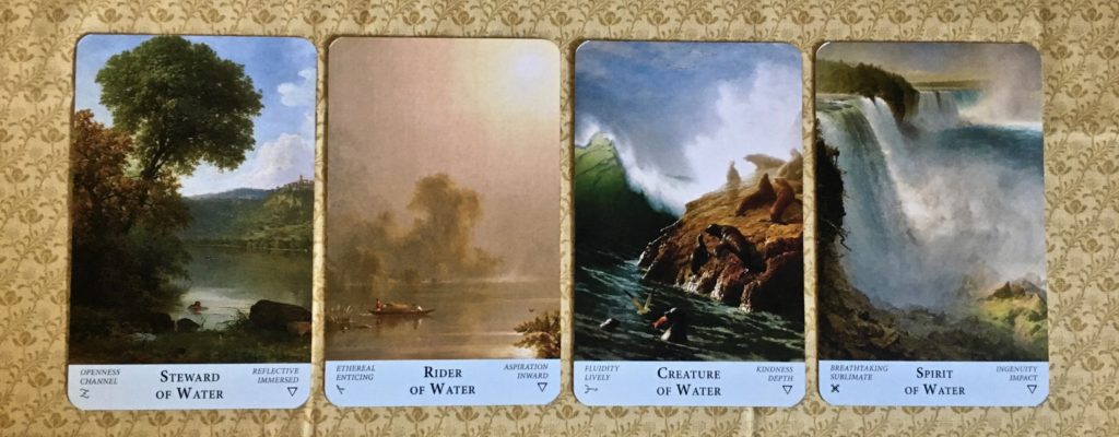 majestic earth tarot court of water